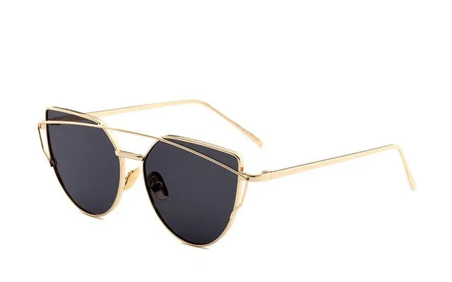 Lunettes de Soleil Rétro Effet Miroir Fashion