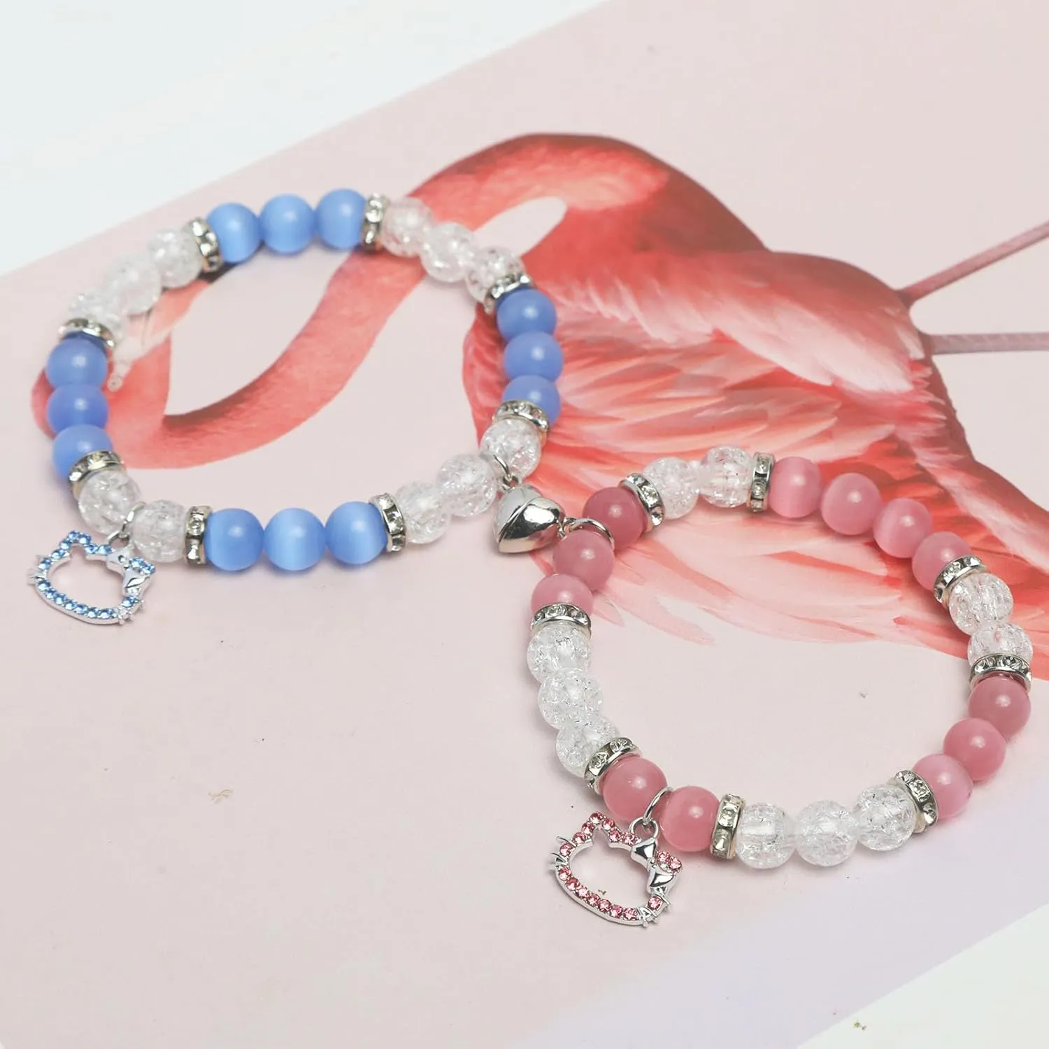 Magnetic Cute Cat Couple Bracelet, Love Distance Matching, Valentine's Day Gift, BFF, Boyfriend and Girlfriend Love