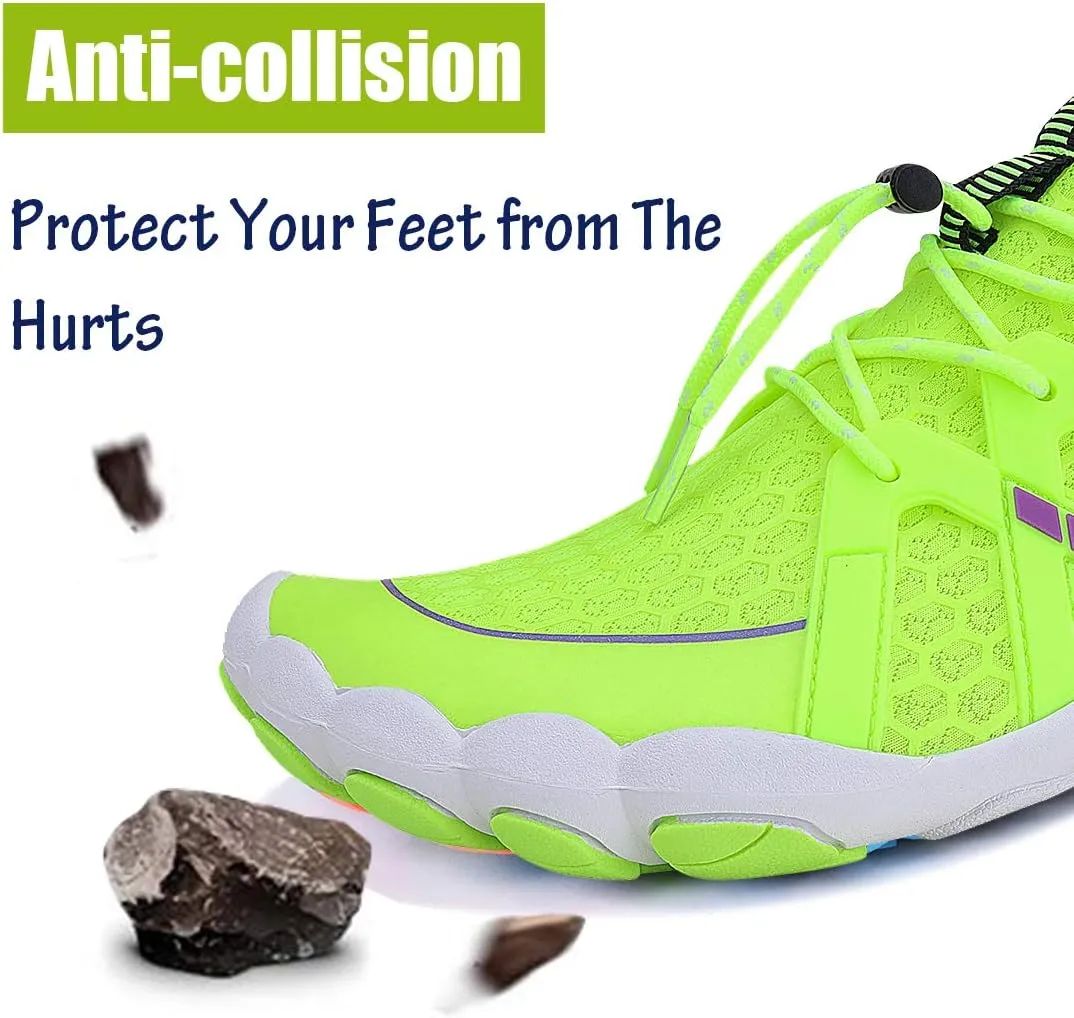 Men Women Water Sports Shoes Slip-on Quick Dry Aqua Swim Shoes for Pool Beach Surf Walking Water Park
