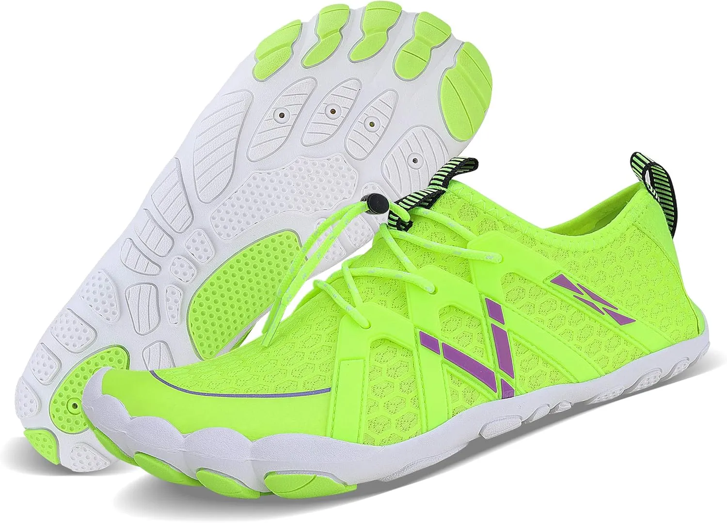 Men Women Water Sports Shoes Slip-on Quick Dry Aqua Swim Shoes for Pool Beach Surf Walking Water Park