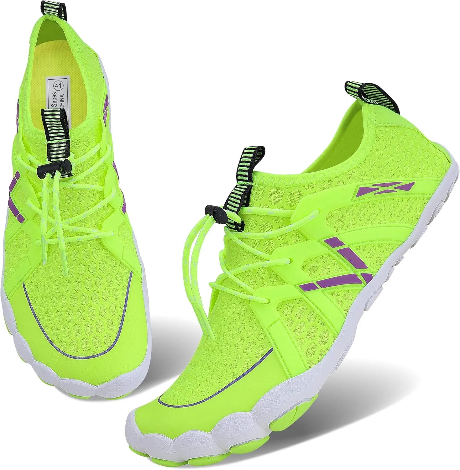 Men Women Water Sports Shoes Slip-on Quick Dry Aqua Swim Shoes for Pool Beach Surf Walking Water Park