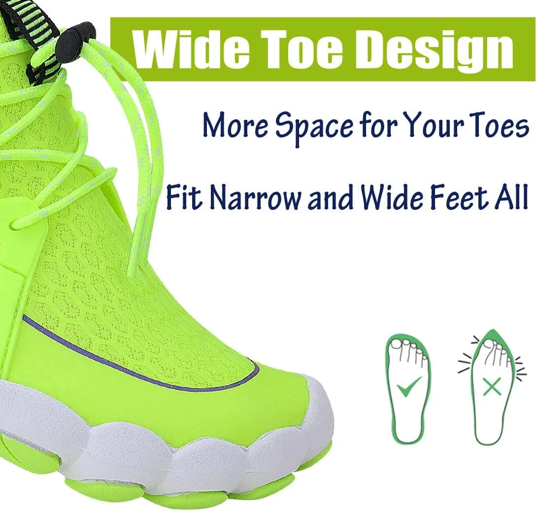 Men Women Water Sports Shoes Slip-on Quick Dry Aqua Swim Shoes for Pool Beach Surf Walking Water Park
