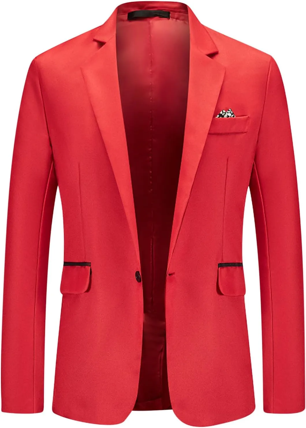 Men's Business Casual Formal Suit Work Coat Solid Single Breasted Cardigan Dressy Blazer Jacket Middle-Aged Outwear