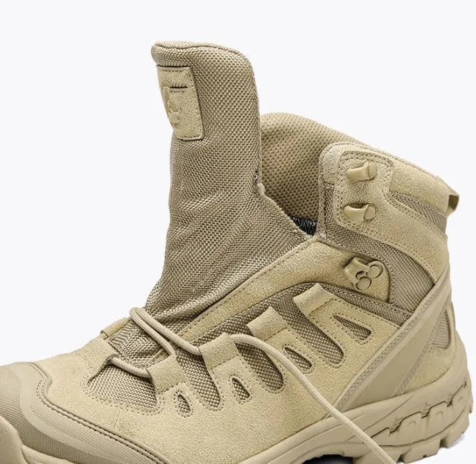 Men's military tactical boots Waterproof Hiking Boots Tactical Boots for Men Outdoor Lightweight Work Boots High-top Hiking Boots