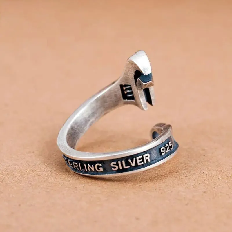 Metal Wrench Open Rings for Men