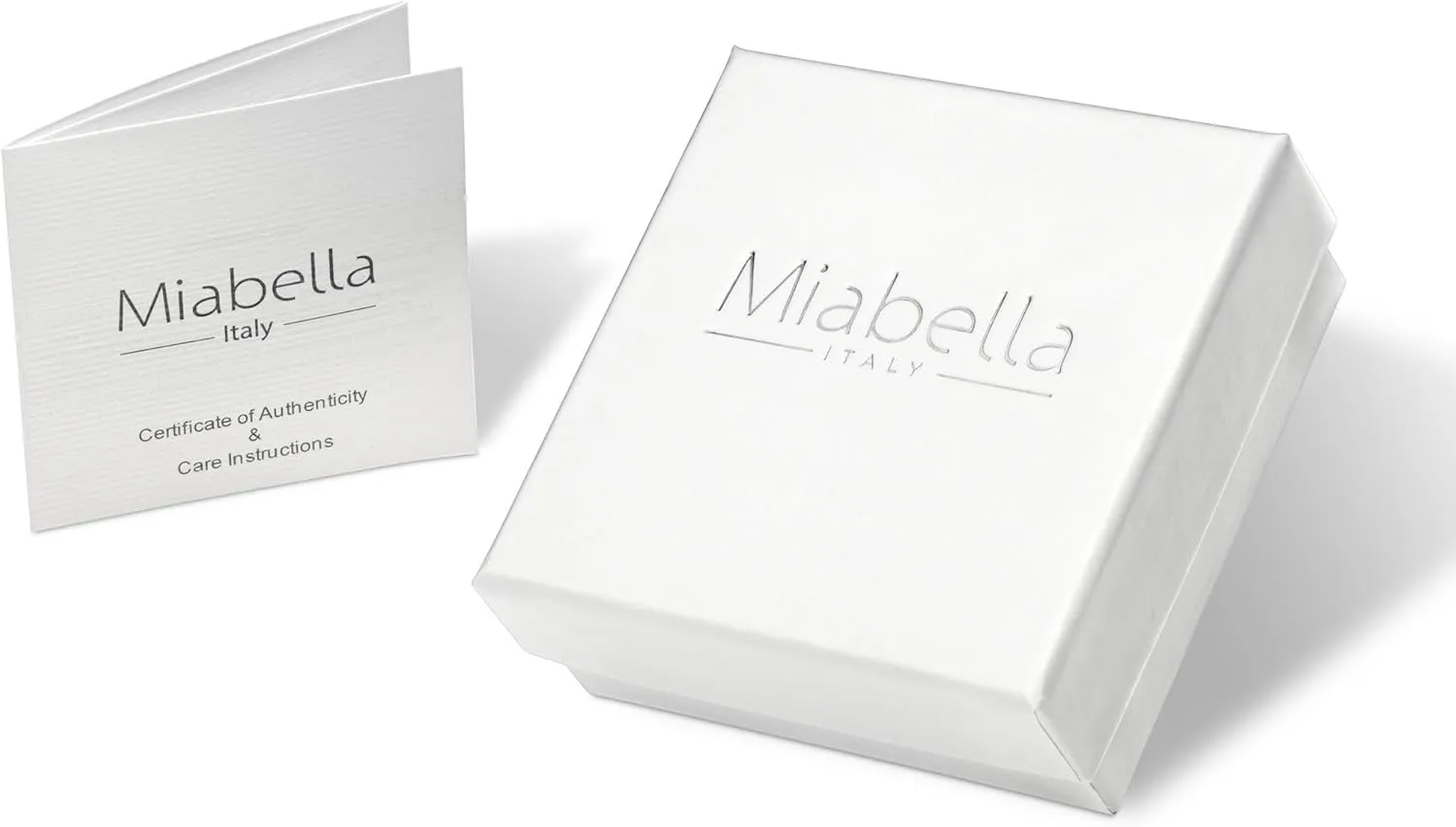 Miabella 925 Sterling Silver or 18K Gold Plated Super Thin Threader Wire Hoop Earrings for Women Made in Italy