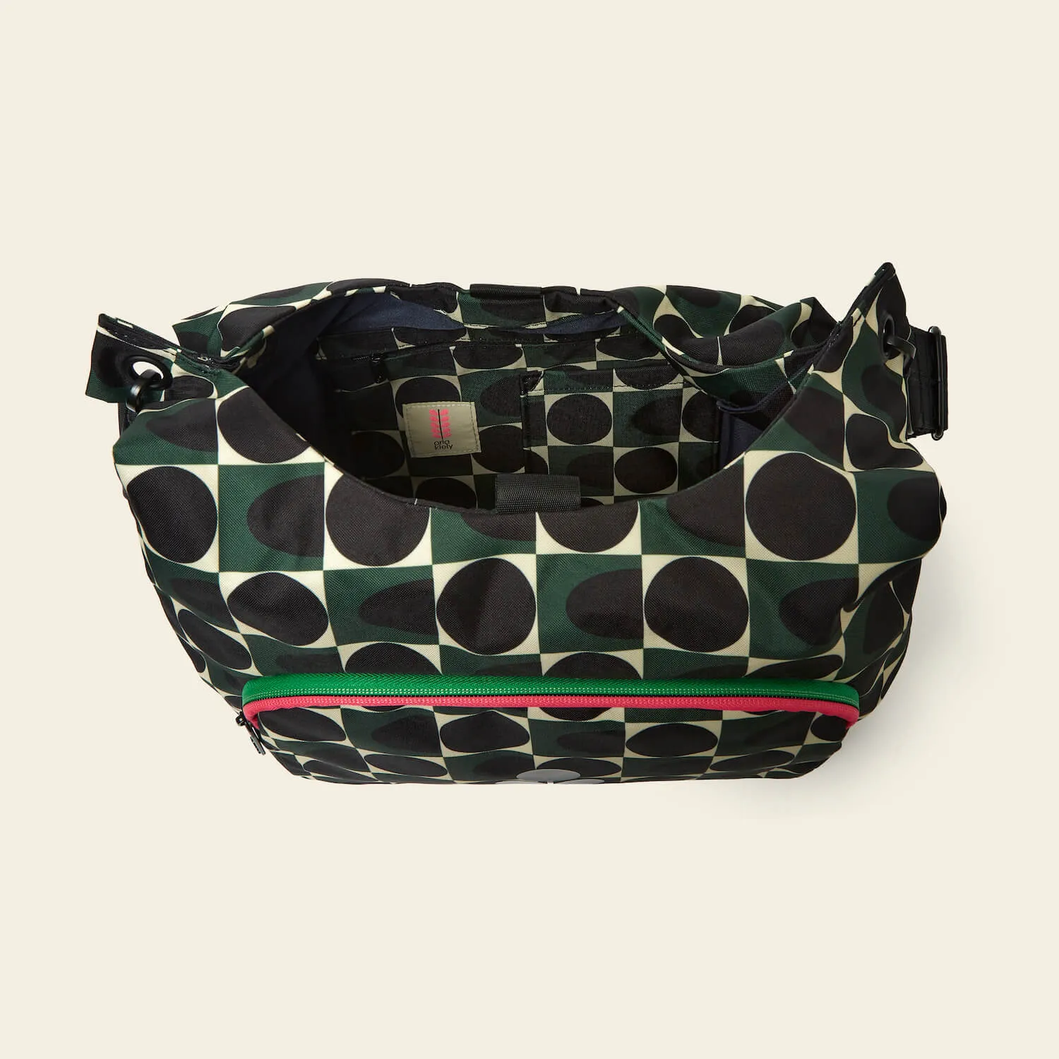 Midi Crossbody - Spot Square Forest