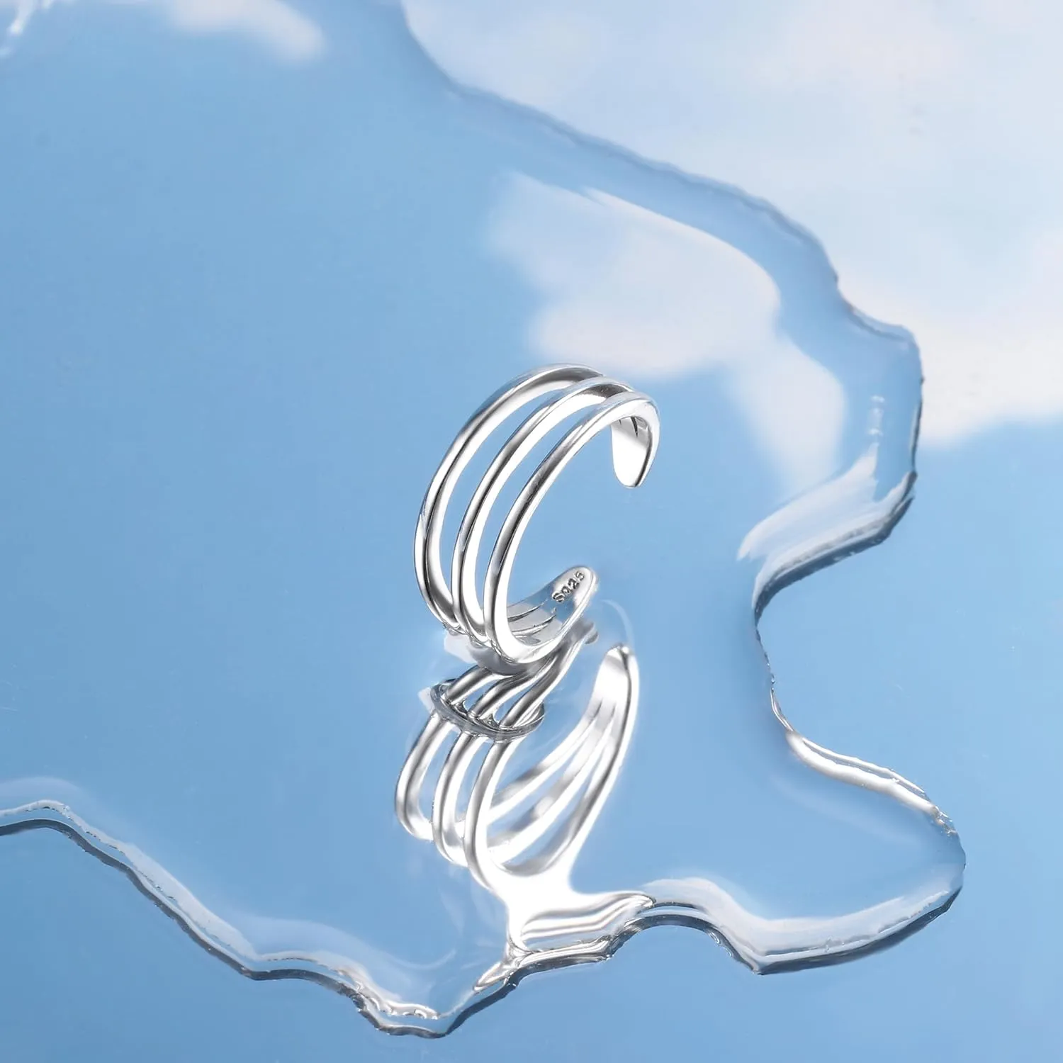 Milacolato 925 Sterling Silver Toe Rings for Women 18K White Gold Plated Arrow Heart Infinity Vintage Celtic Knot Teardrop Daisy Flower Stylish Toe Rings Adjustable Toe Band Rings Summer Beach Foot Jewelry
