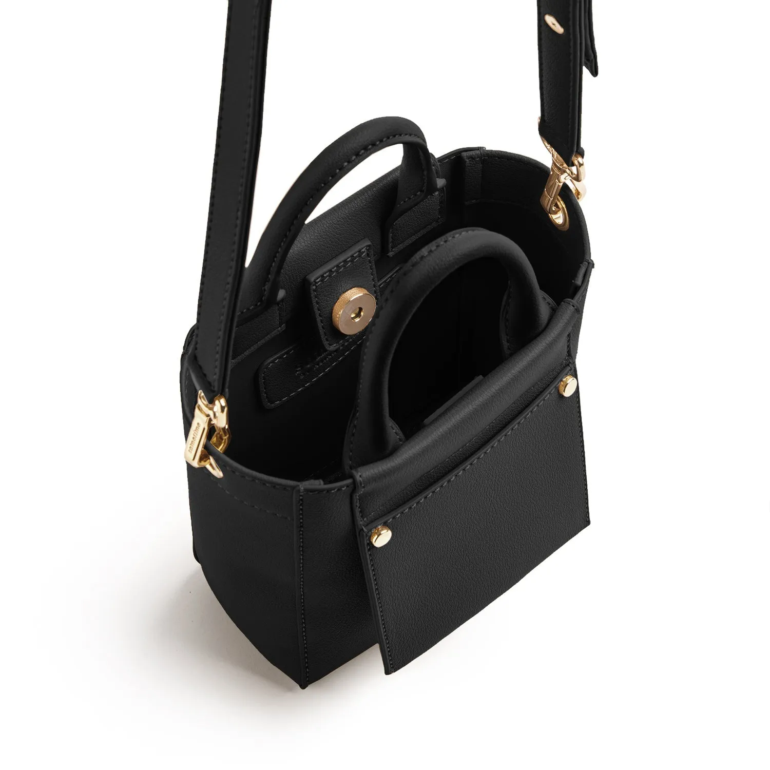 Nicola Mini Tote - Black