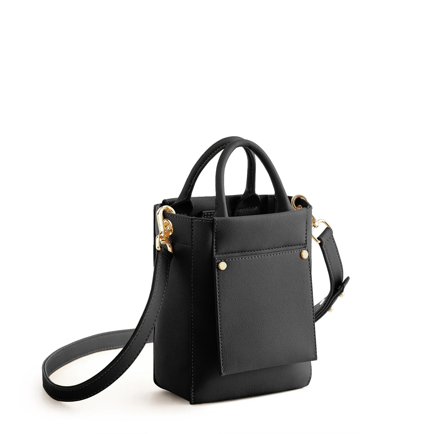 Nicola Mini Tote - Black