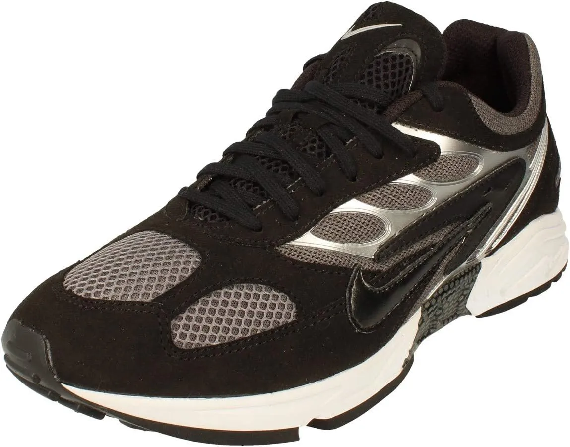 Nike Air Ghost Racer Mens Running Trainers AT5410 Sneakers Shoes (UK 7 US 8 EU 41, Black Dark Grey White 002)