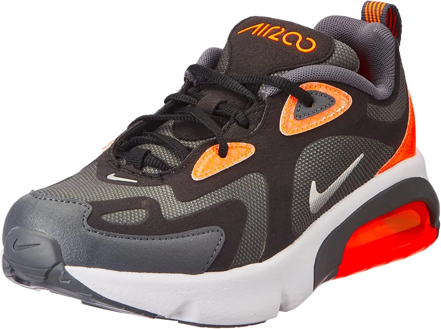 Nike Air Max 200 Winter GS Trainers BQ4771 Sneakers Shoes (UK 4 US 4.5Y EU 36.5, Dark Grey Silver 002)
