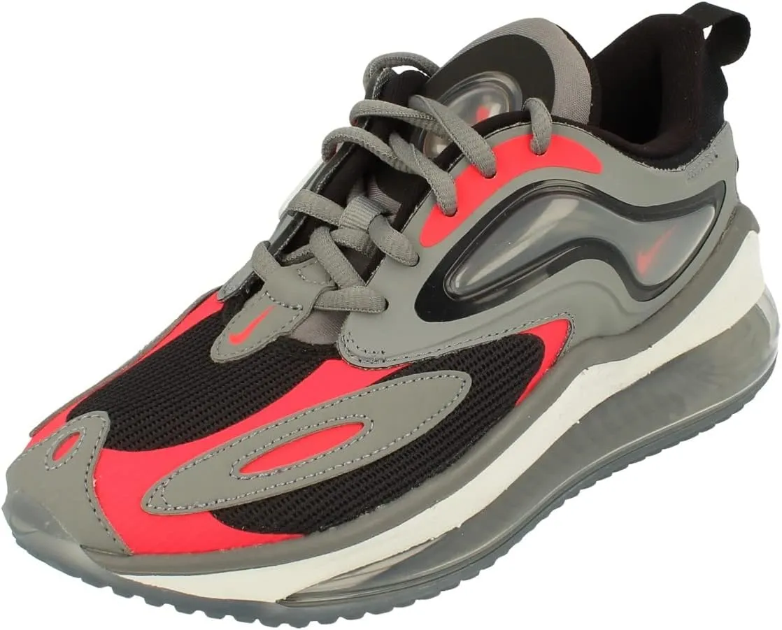 Nike Air Max Zephyr GS Running Trainers CN8511 Sneakers Shoes (UK 4 US 4.5Y EU 36.5, Smoke Grey Siren red Black 003)