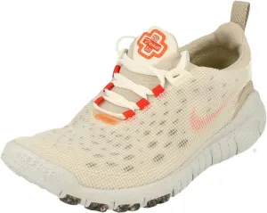 Nike Free Run Trail Crater Mens Running Trainers DC4456 Sneakers Shoes (UK 5.5 US 6 EU 38.5, White Orange Cream 100)