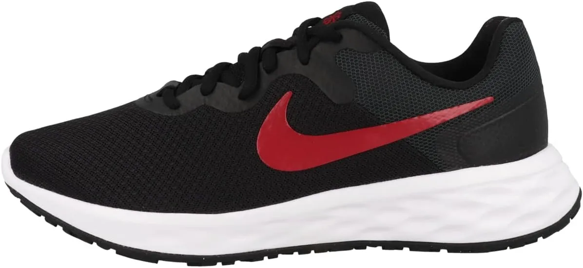 Nike Men's Running Shoes, Black University Red Anthracite, 7.5