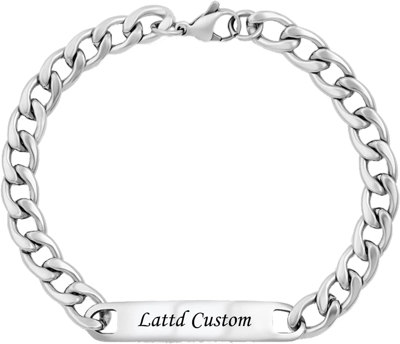 Personalized Bracelet 925 Sterling Silver/Gold Plated/Black/Rose Gold Customized Anklet Bracelet Jewelry for Men Women
