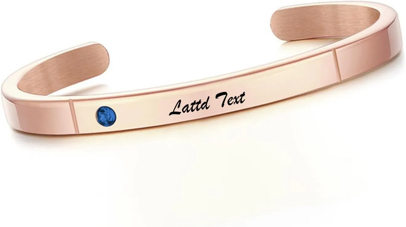 Personalized Bracelet 925 Sterling Silver/Gold Plated/Black/Rose Gold Customized Anklet Bracelet Jewelry for Men Women