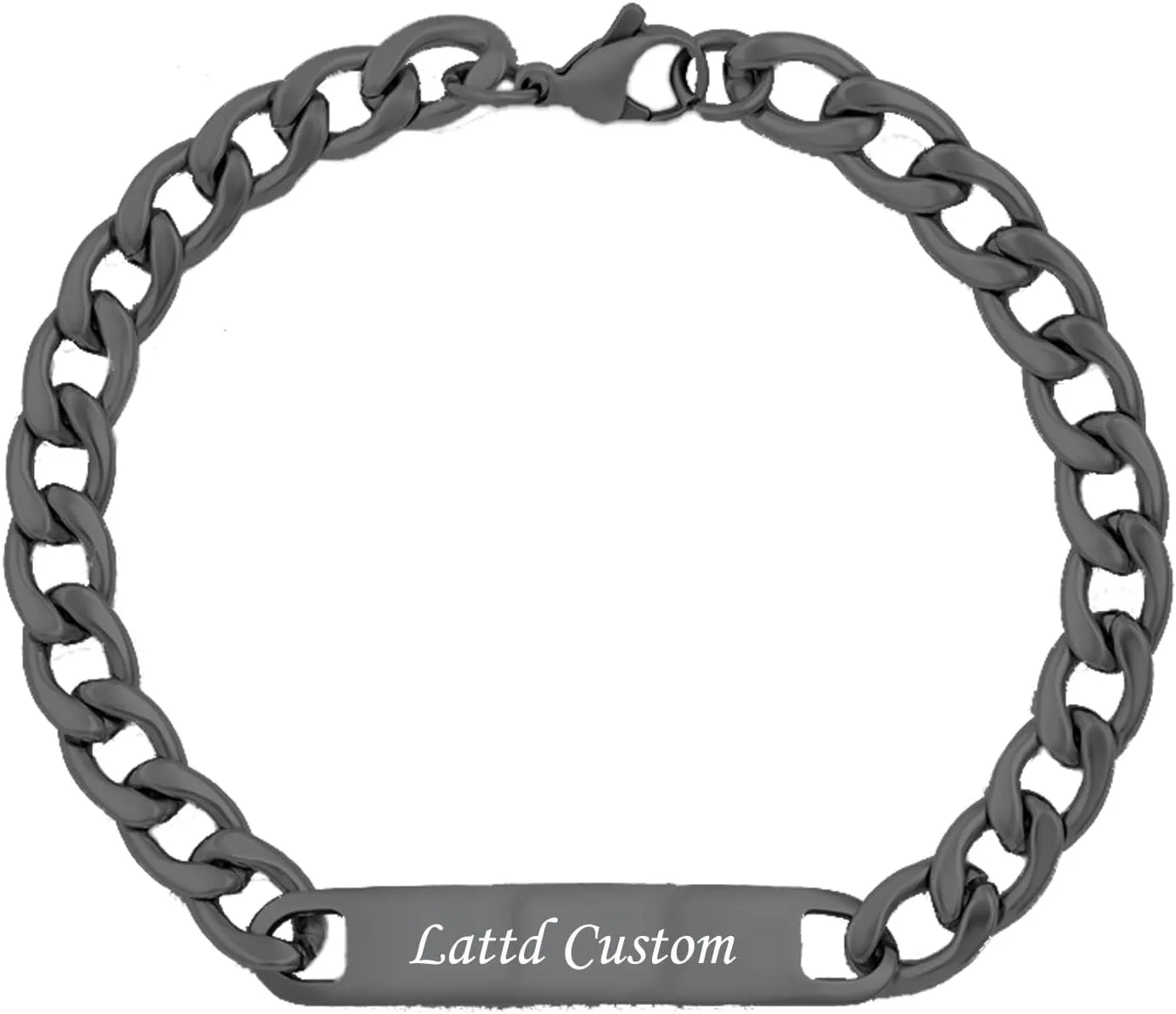 Personalized Bracelet 925 Sterling Silver/Gold Plated/Black/Rose Gold Customized Anklet Bracelet Jewelry for Men Women