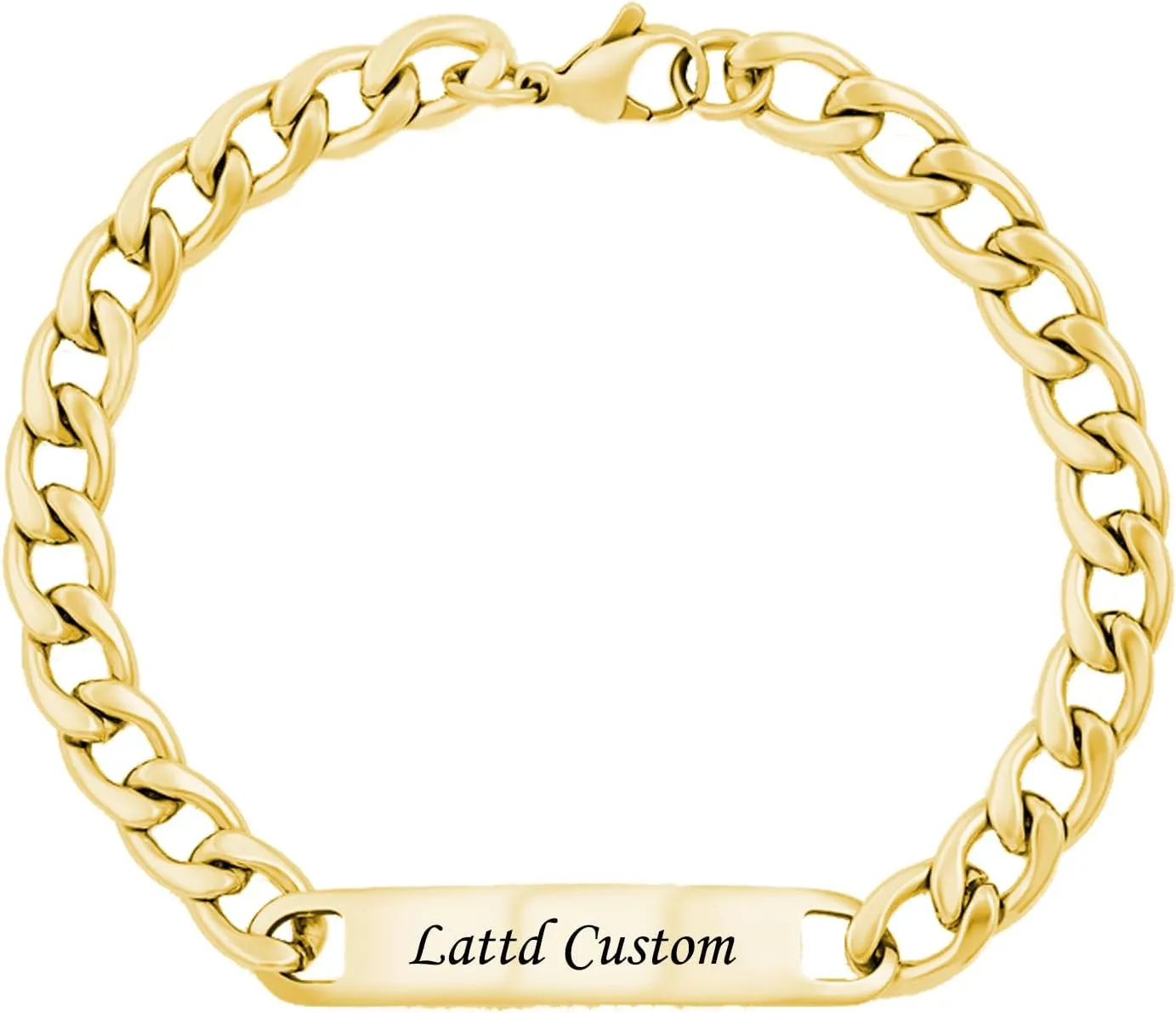Personalized Bracelet 925 Sterling Silver/Gold Plated/Black/Rose Gold Customized Anklet Bracelet Jewelry for Men Women