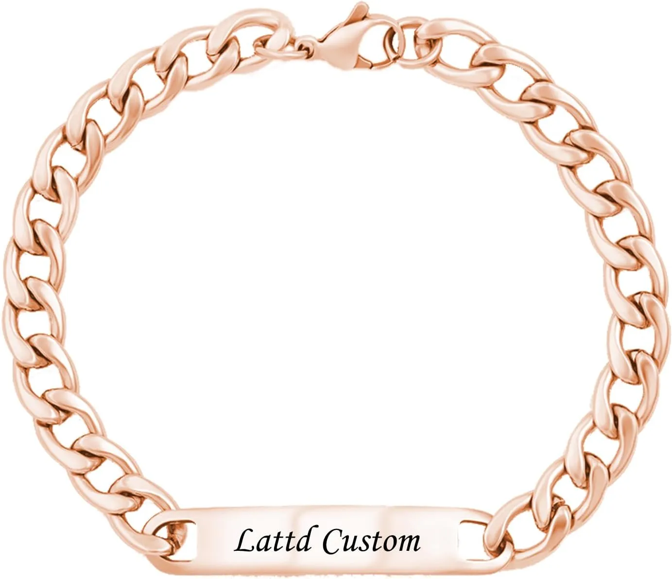 Personalized Bracelet 925 Sterling Silver/Gold Plated/Black/Rose Gold Customized Anklet Bracelet Jewelry for Men Women