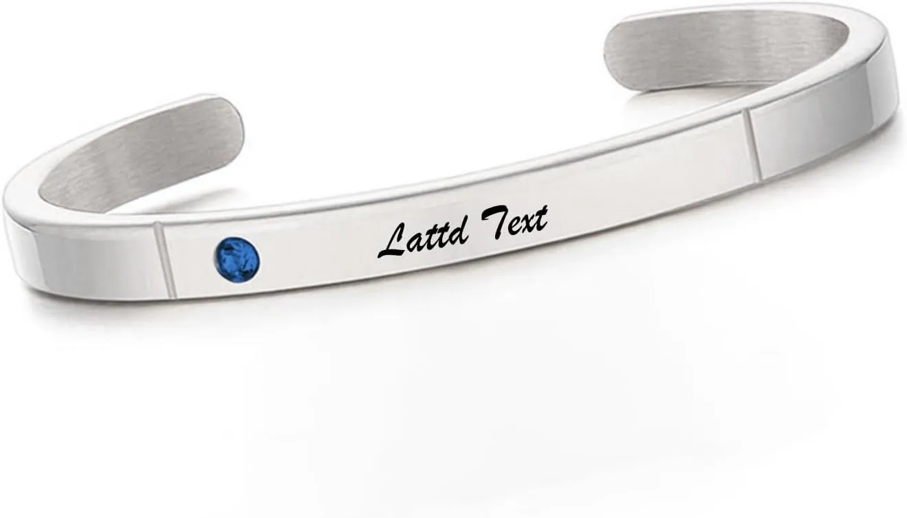 Personalized Bracelet 925 Sterling Silver/Gold Plated/Black/Rose Gold Customized Anklet Bracelet Jewelry for Men Women