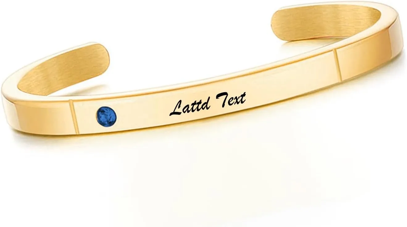 Personalized Bracelet 925 Sterling Silver/Gold Plated/Black/Rose Gold Customized Anklet Bracelet Jewelry for Men Women