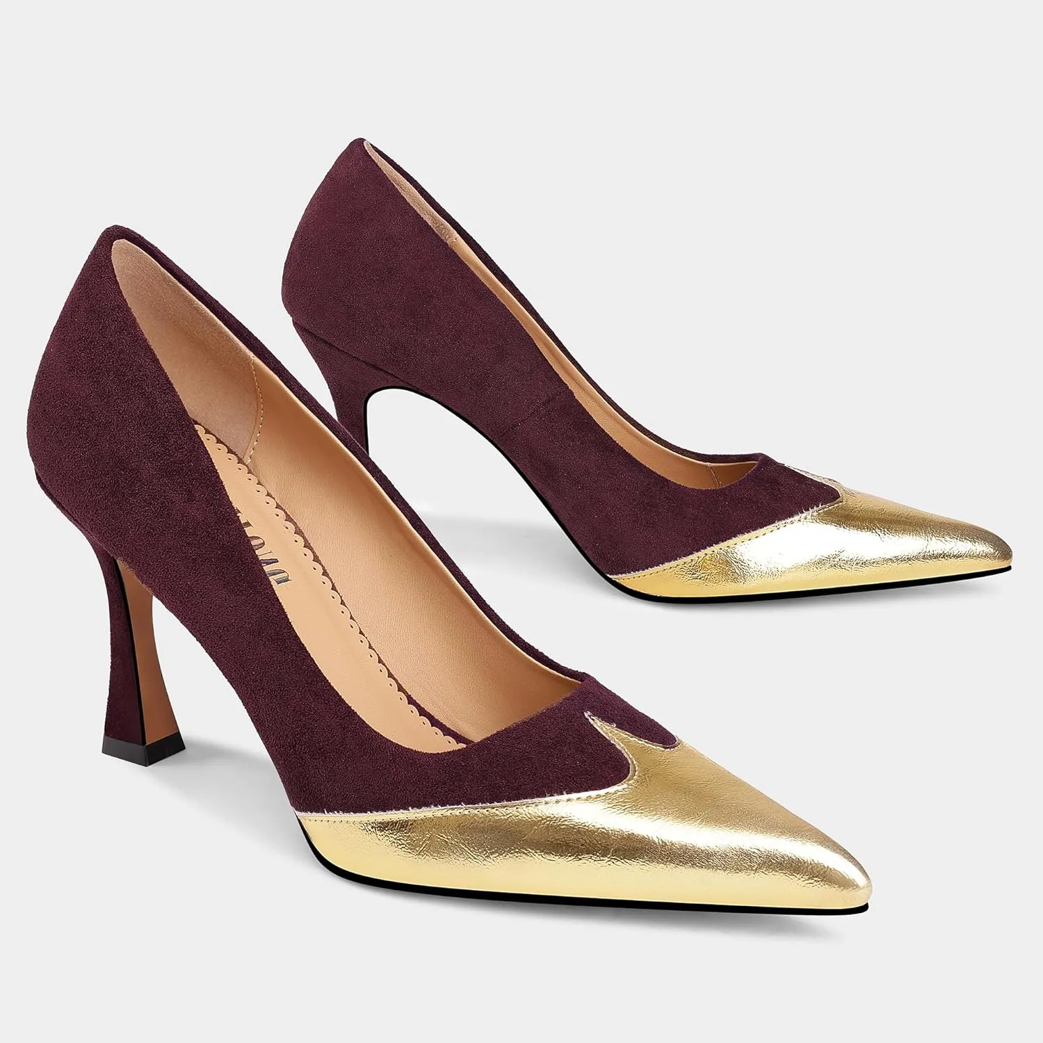 Pumps for Women Pointed Toe High Stiletto Heels Comfortable Elegant Dress Work Shoes