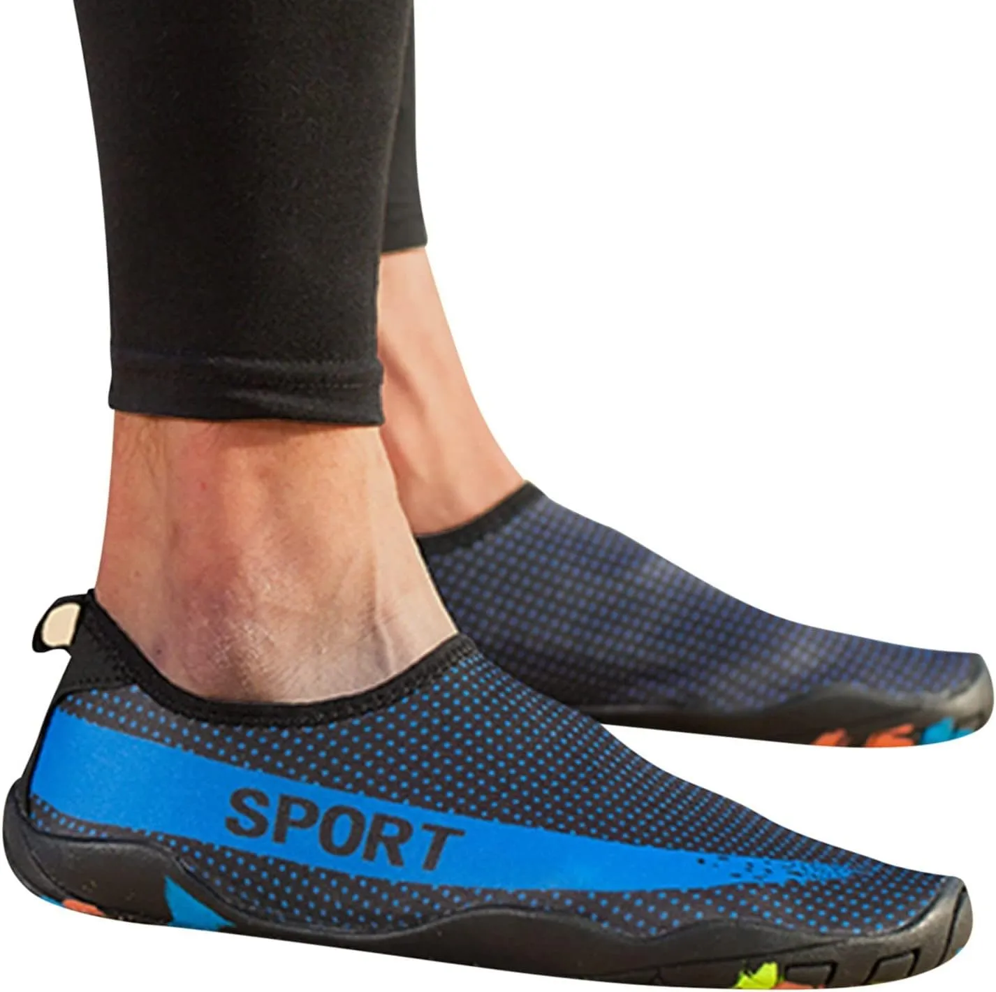Quick Dry Barefoot Water Shoes Womens Mens Aqua Swim Beach Pool Shoes Lightweight Outdoor Sports Hiking Surf Yoga Exercise Footwear