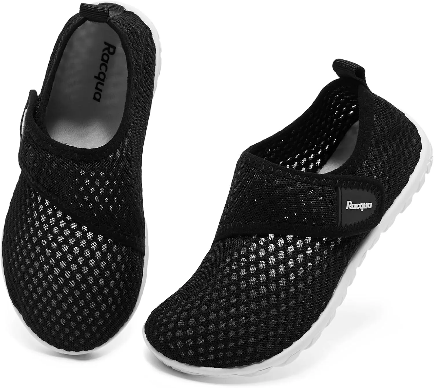 Racqua Boy's Girl's Kids Water Shoes Barefoot Swim Quick Dry Lightweight Sport Aqua Shoes(Little Kid/Big Kid)