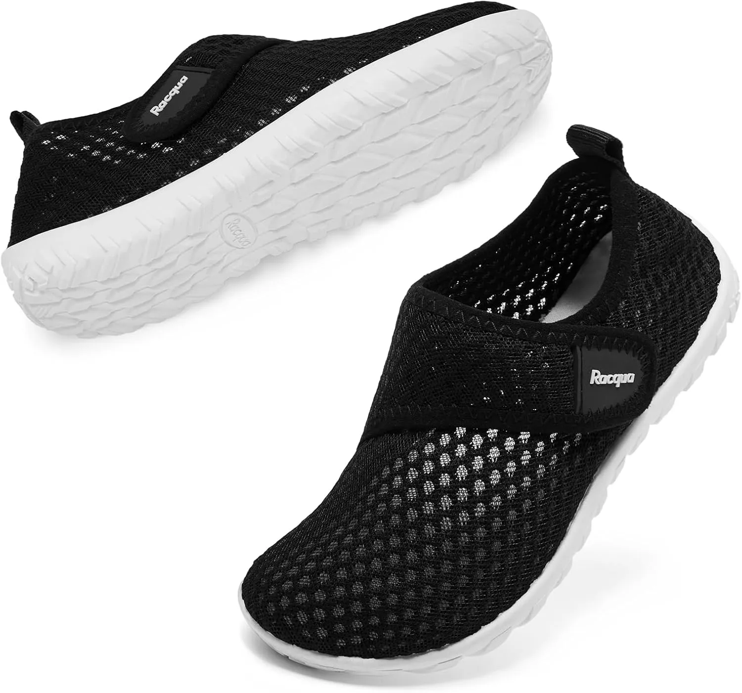 Racqua Boy's Girl's Kids Water Shoes Barefoot Swim Quick Dry Lightweight Sport Aqua Shoes(Little Kid/Big Kid)