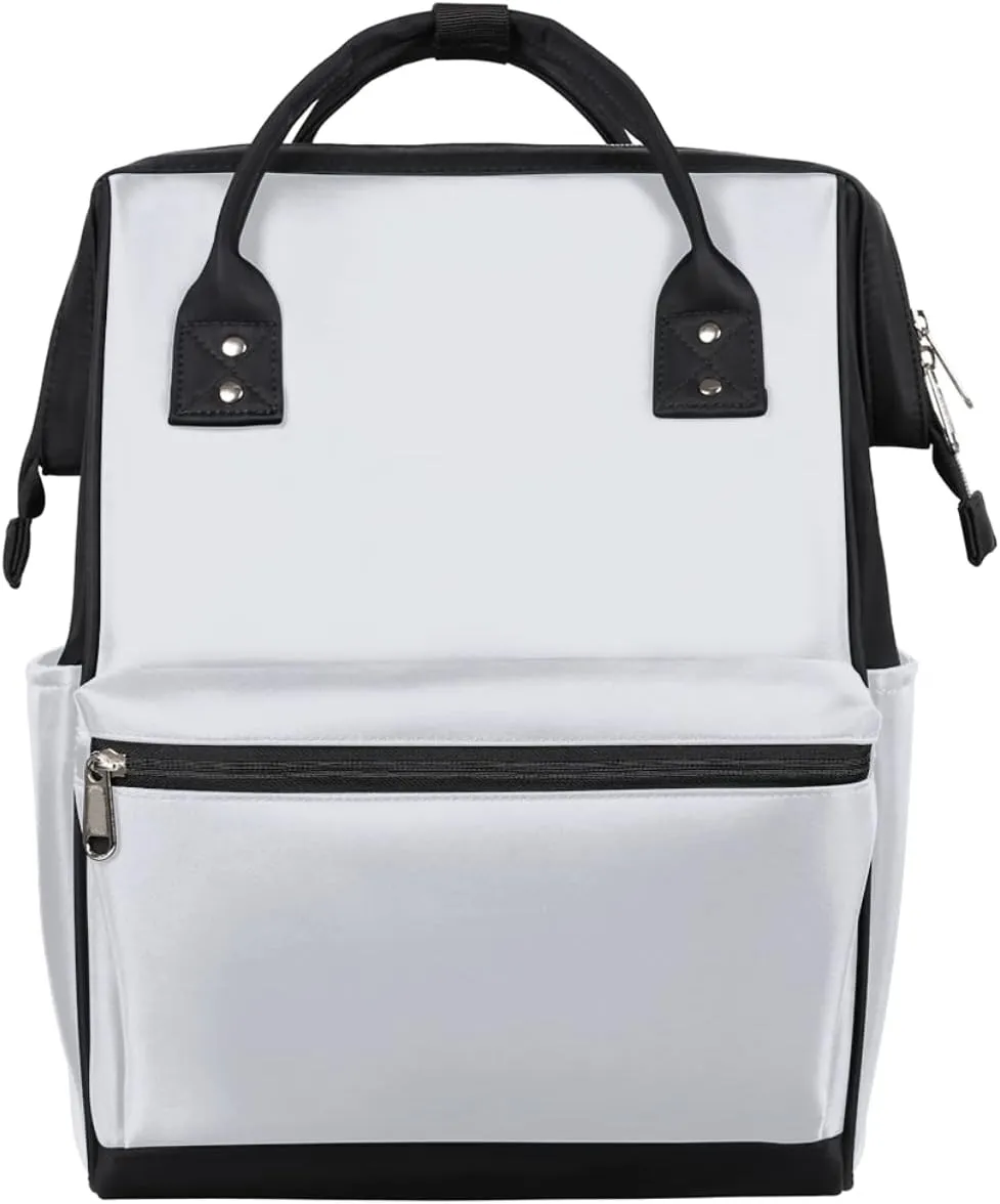 Rainbow Colorful Horses Diaper Bag Tote Large Capacity Waterproof with Adjustable Shoulder Strap and Pram Straps Mommy Bag for Hospital Beach Weekender Travel