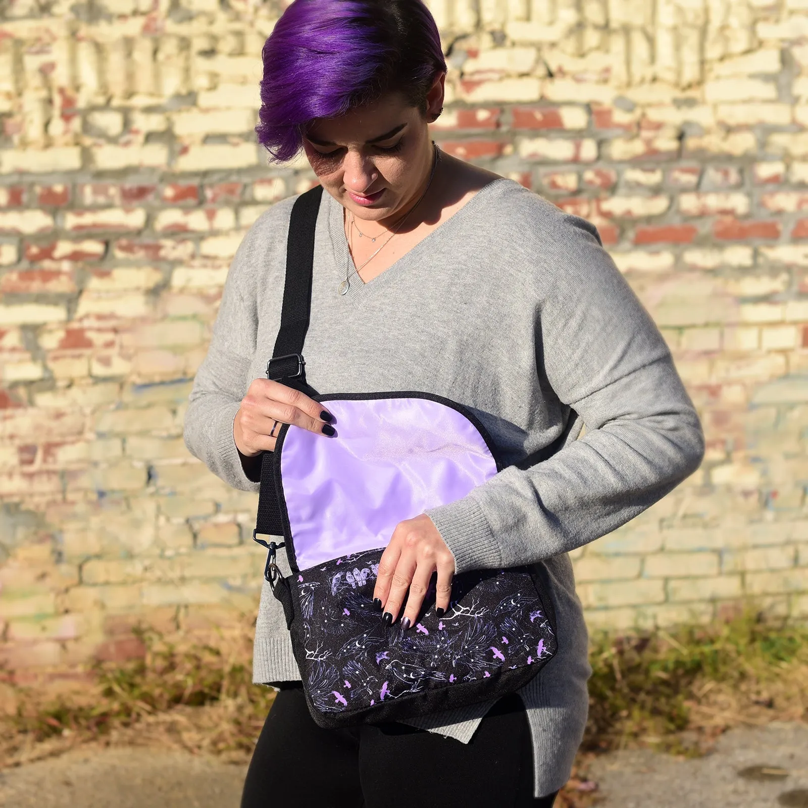 Rainbow Tie-Dye Stride Crossbody