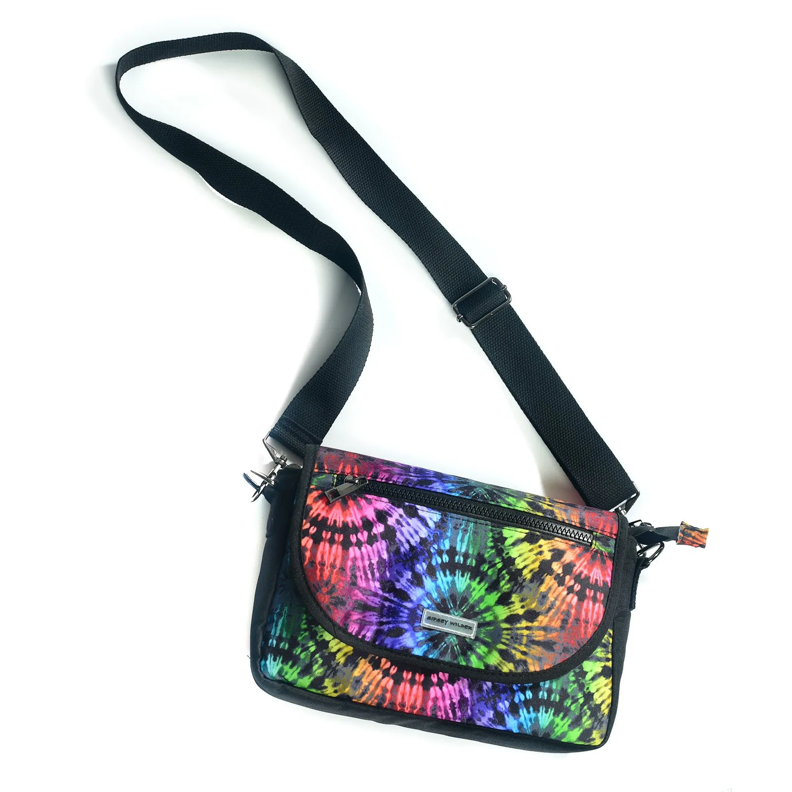 Rainbow Tie-Dye Stride Crossbody