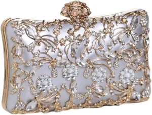 Rhinestone Evening Bags Women Sparkly Crystal Clutch Purses Shoulder Handbags for Party Wedding Cocktail Prom 2025