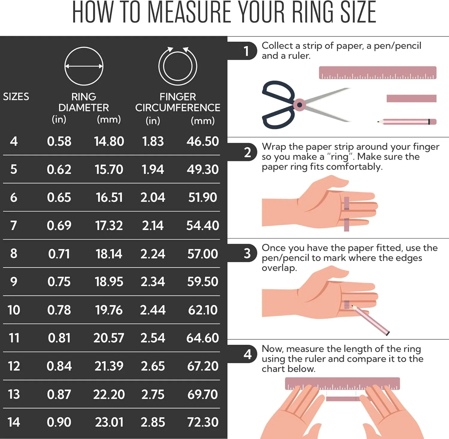 Rinfit Silicone Rings for Women 5.5mm Wide, 1.5mm Thick - Infinity Rubber Wedding Band - Silicone Engagement Ring for Her - Patented Design
