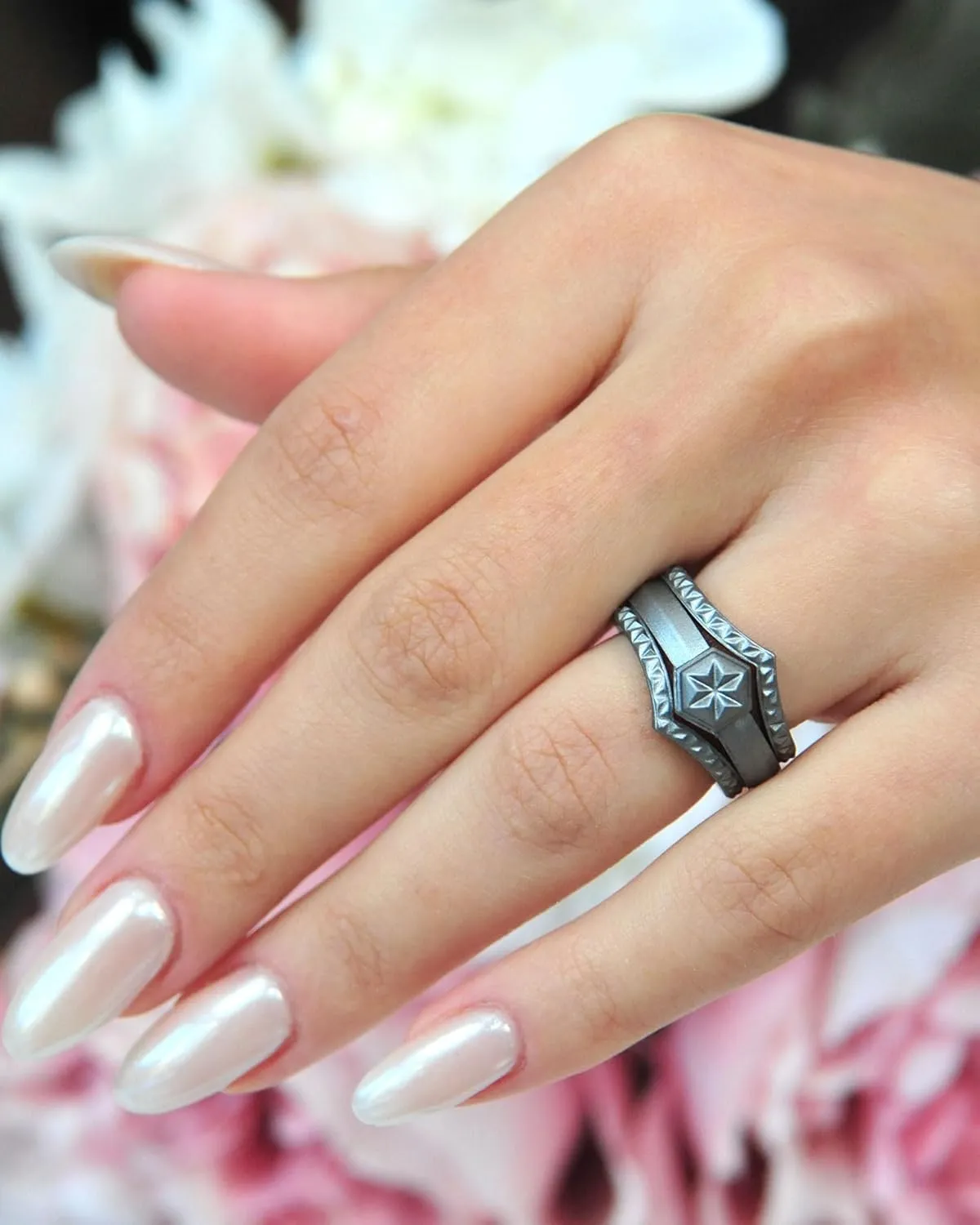 Rinfit Silicone Rings for Women - Rubber Wedding Bands Womens - Stackable Silicone Rings Couture - Patented Design