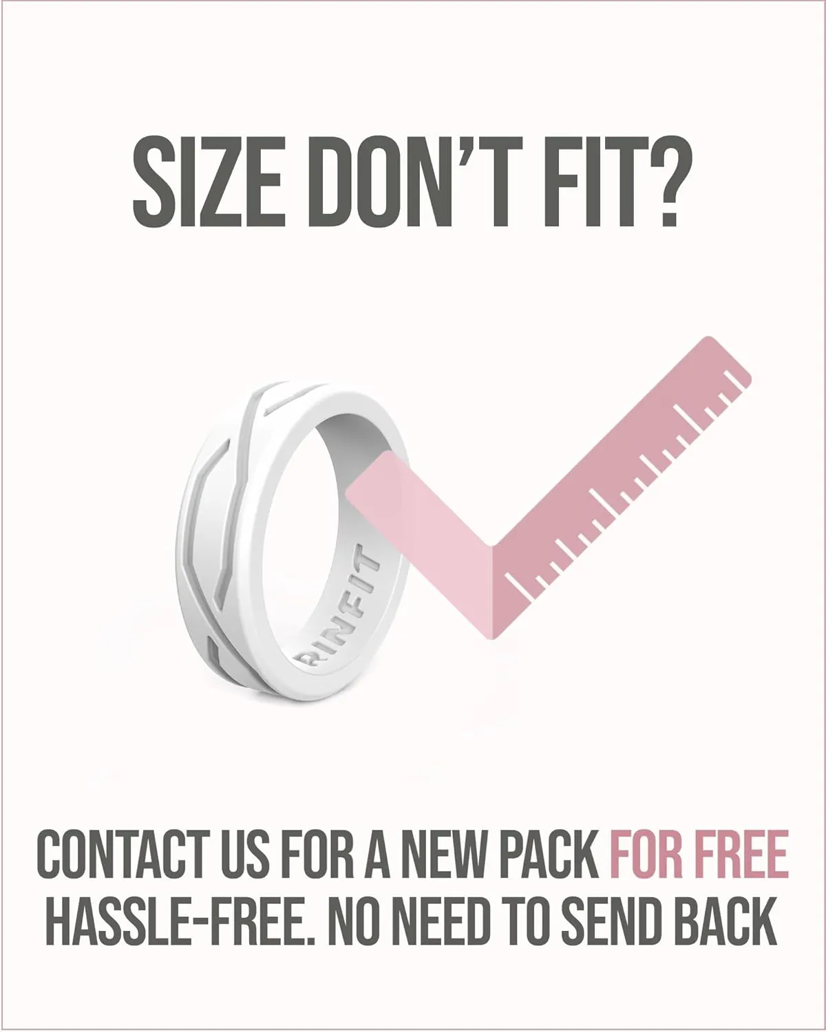 Rinfit Silicone Rings for Women - Rubber Wedding Bands Womens - Stackable Silicone Rings Couture - Patented Design