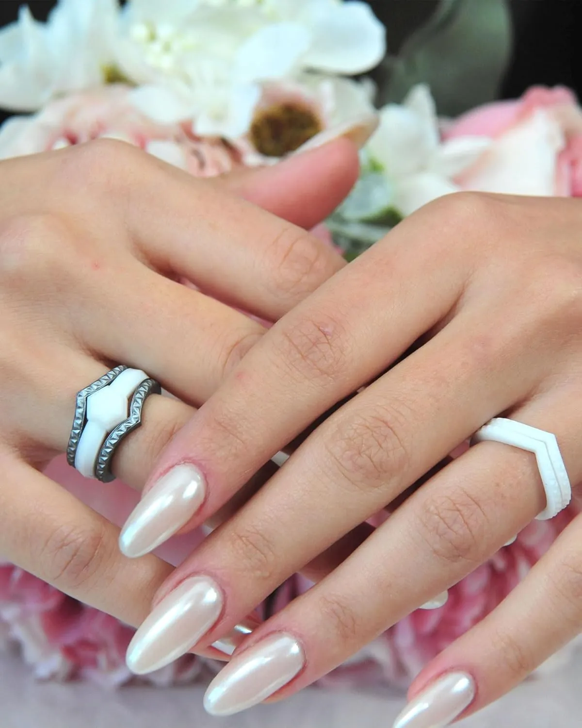Rinfit Silicone Rings for Women - Rubber Wedding Bands Womens - Stackable Silicone Rings Couture - Patented Design