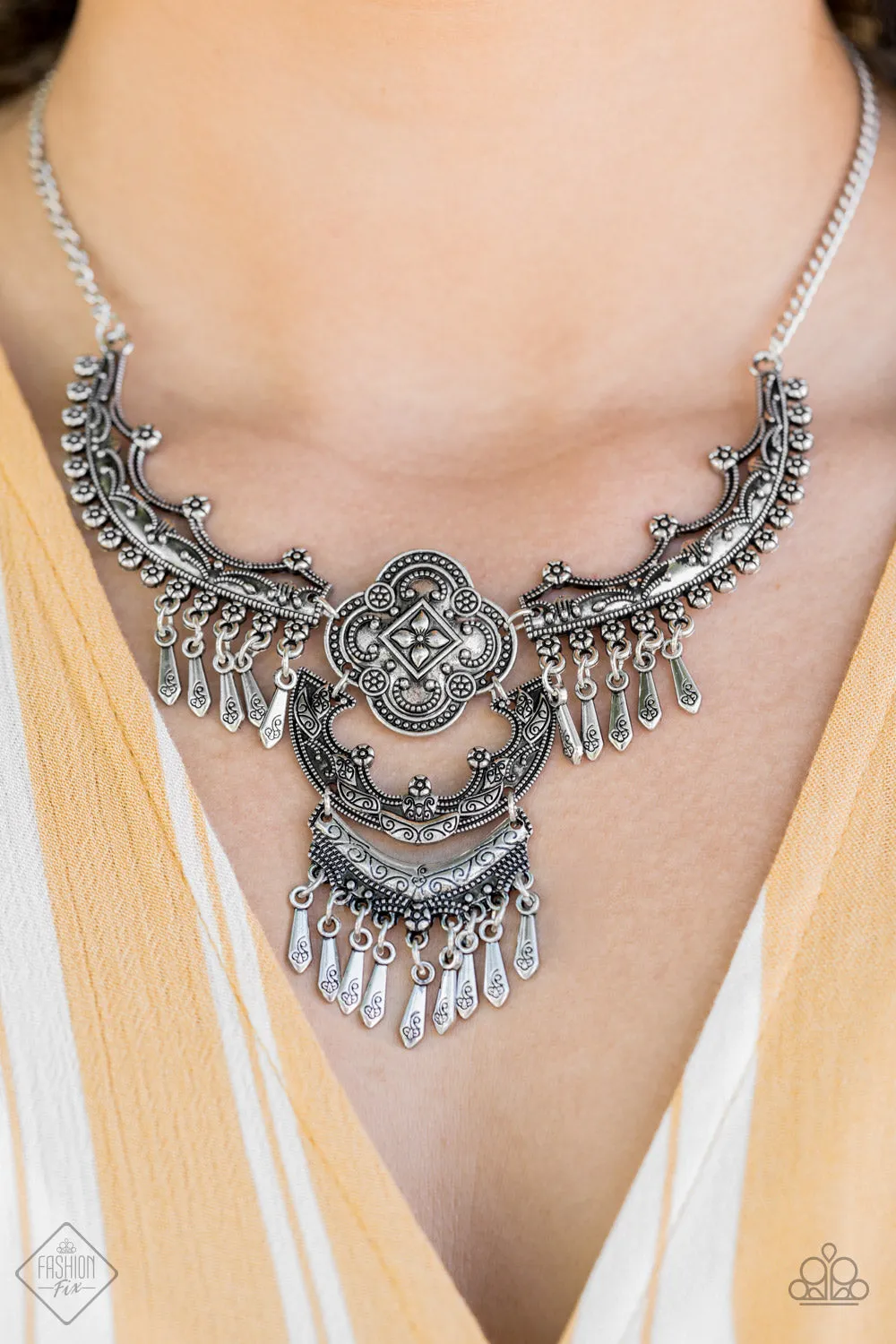 Rogue Vogue Silver-Necklace