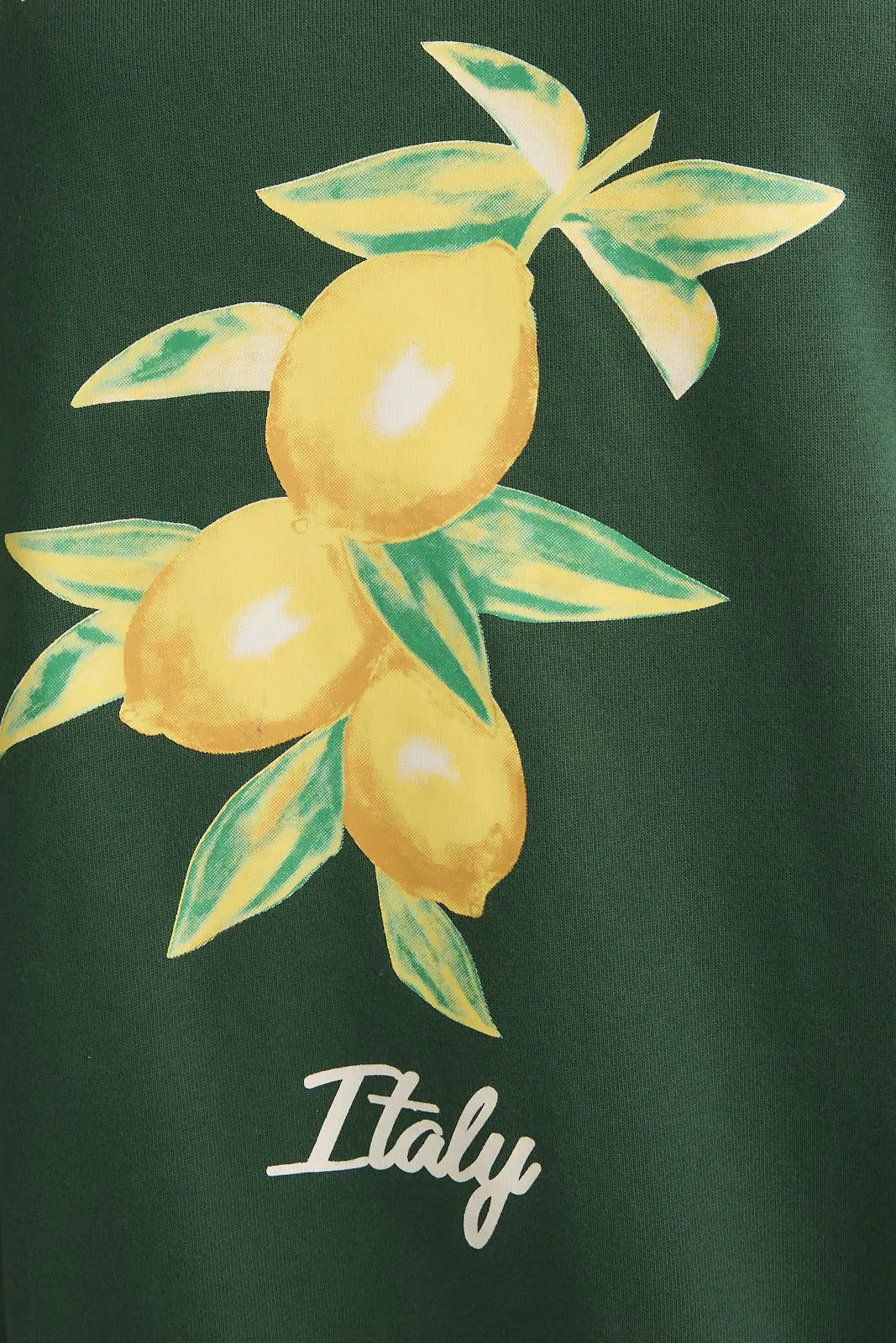 ROUND NECK LONG SLEEVE "COSTA D' AMALFI" SWEATSHIRT