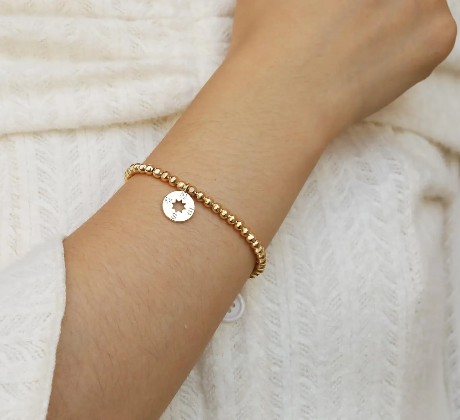 RZKING Gold Bracelets for Women, Evil Eye Butterfly Dragonfly Elephant Charm Bracelets for Women, Friendship Bracelets, Birthday, Retirement, Inspirational Gifts for Women