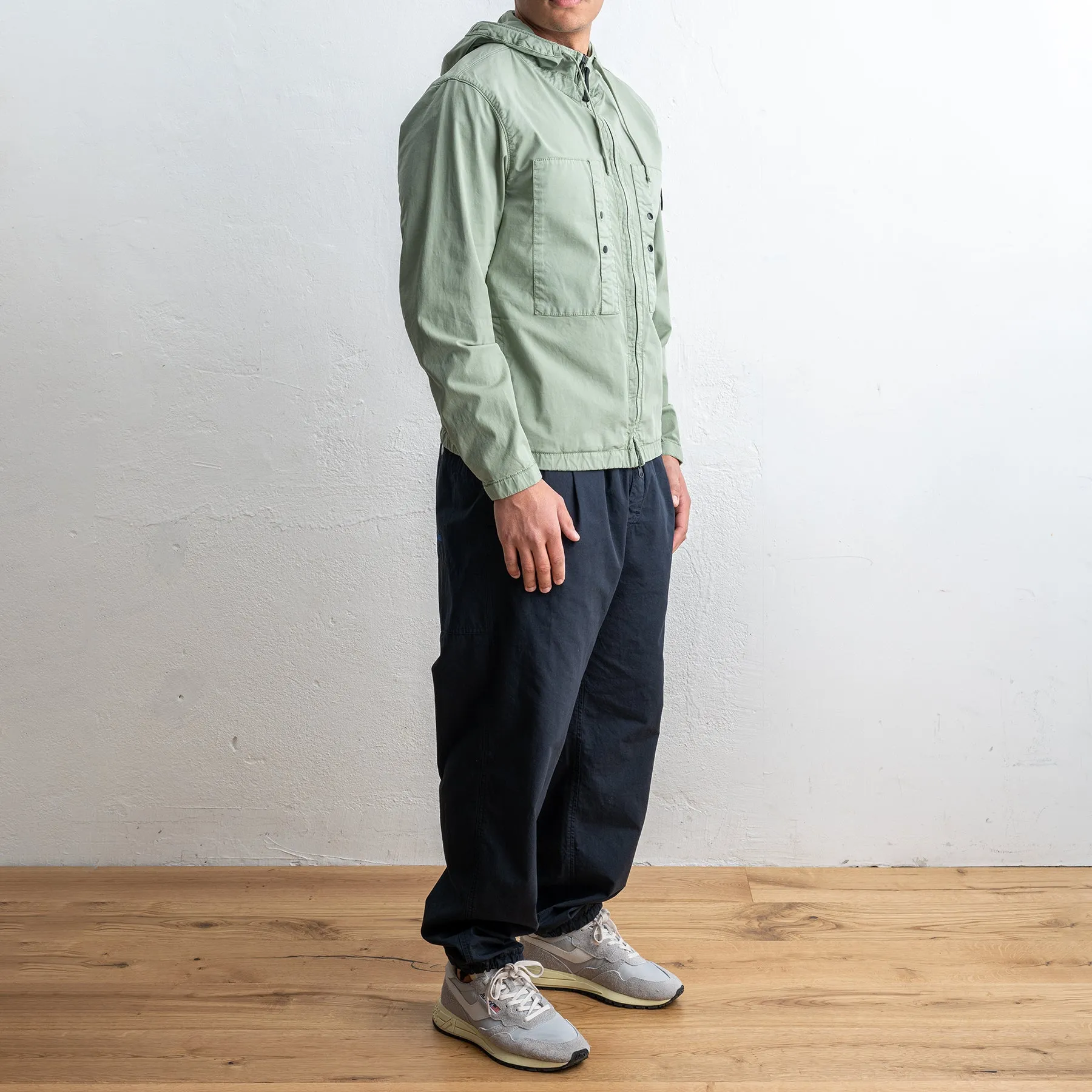 Short Cotton Parka SAGE