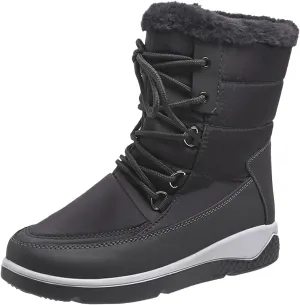 Snow Boots for Women Cute 10 Wide Warm Toes Winter Boots for Women Waterproof Wide Width Waterproof Winter Boots Slip on Boots for Snow and Ice Botas De Invierno Para La Nieve De Mujer Con Peluche