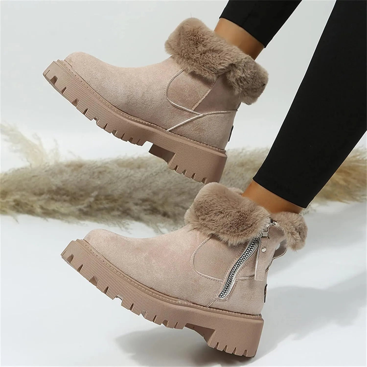 Snow Boots for Women Knee High Non Slip Womens Winter Boots Waterproof Insulated Wide Women Winter Snow Boots Women Winter Boots Knee High Botas Para Mujer De Invierno Largas