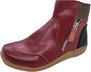 Snow Boots for Women Waterproof Leather Winter Boots Non Slip Fur Lined Booties Lightweight Slip on Ankle Boots Outdoor Sneakers Winter Shoes