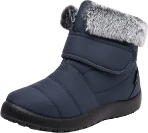 Snow Boots for Women Waterproof Winter Boots Non Slip Warm Fur Booties Winter Warm Outdoor Ankle Boots Comfortable Winter Shoes Trekking Shoes