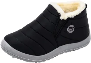Snow Boots for Women Waterproof Winter Boots Non-slip Warm Fur Booties Winter Warm Outdoor Ankle Boots Comfortable Winter Shoes Trekking Shoes