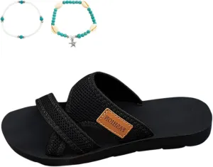 Summer Sandals for Women 2025 Extra Wide Beach Slides Breathable Mesh Orthopedic Shoes for Comfort