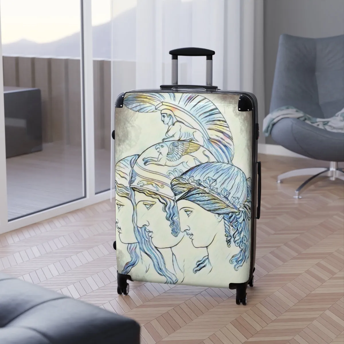 Three Grecian Ladies  Suitcase