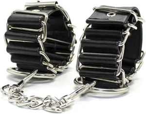 Upgrade Your Style with Woven Molding Leather Bracelets anklets - Metal Chain Hook and Adjustable Pin Buckle Included